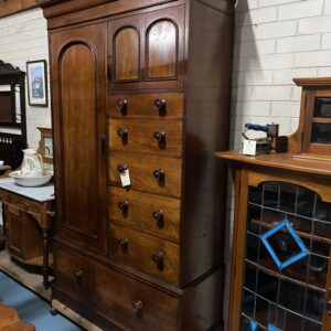 Unusual Victorian Cedar Gentlemans Robe C1880