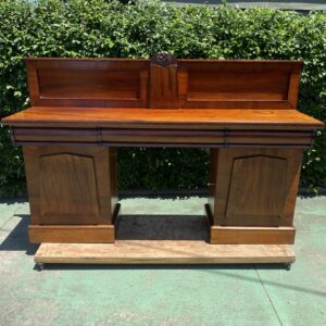 Early Cedar Double Pedestal Sideboard C1850
