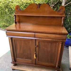 Early Cedar Half Column Chiffonier C1850