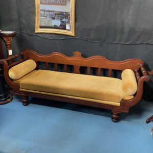 Victorian Cedar Miners Couch C1870
