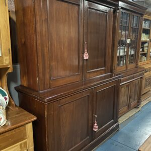 Victorian Cedar 2 Height Stationery Cabinet C1880