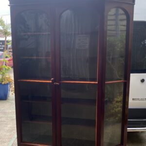 Large  Victorian Cedar 2 Door Display Cabinet