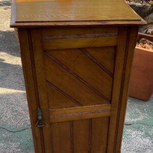 Late Victorian English Oak Bedside C1900