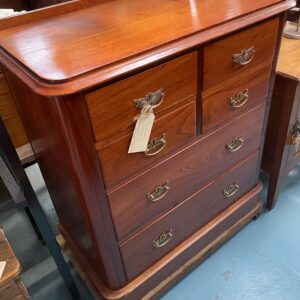 Small Victorian cedar 5 drawer Chest C1890