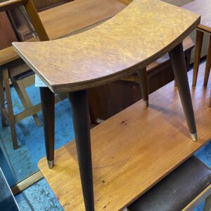 Mid Century Birdseye Concave Stool