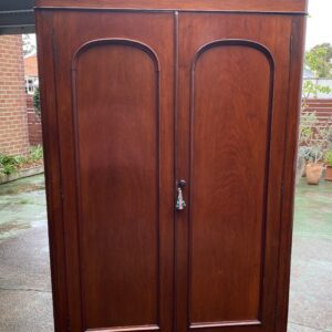 Victorian Cedar 2 Door Robe C1870 All Hanging