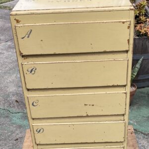 1950's Shelley Soft Drink Stencilled Chest (450w x 450d x 960h)
