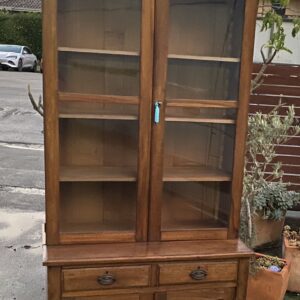 Late Victorian Bookcase with Adjustable Shelving C1900( 800w x 410d x 1990h)