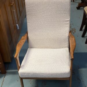 Newly Upholstered Mid Century Armchair