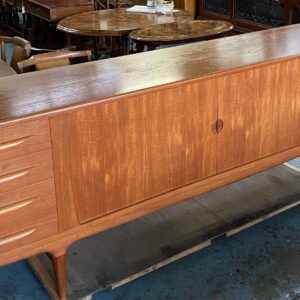Johannes Andersen Solid Teak Sideboard of Exceptional Quality (2400l x 500d x 850h)
