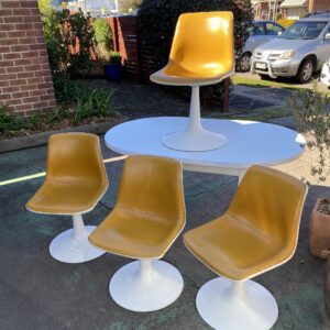 Sebel Hobnob set of 4 Chairs plus Laminex Table