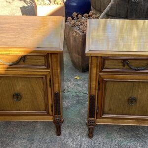 Quality Pair of Bedsides old but not antique(540w x 400d x 650h)