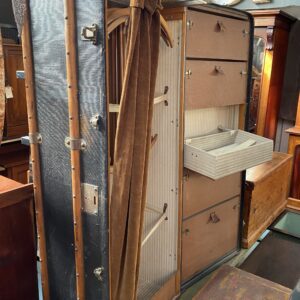 Exceptional Travellers Trunk with Fitted Interior in Lovely Original Order
