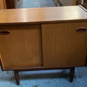 Rare Mid Century Record Cabinet with Cigar Legs(770l x 390d x 685h)