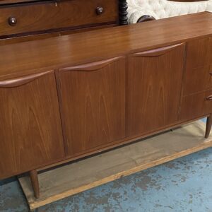Chiswell Teak 3 Door 3 Drawer Sideboard with Cigar Legs(1670L x 430D x 780H)